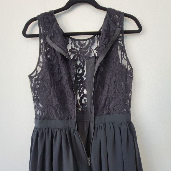 BCBGeneration Black Lace Dress Size 6 NWT - Picture 4 of 14